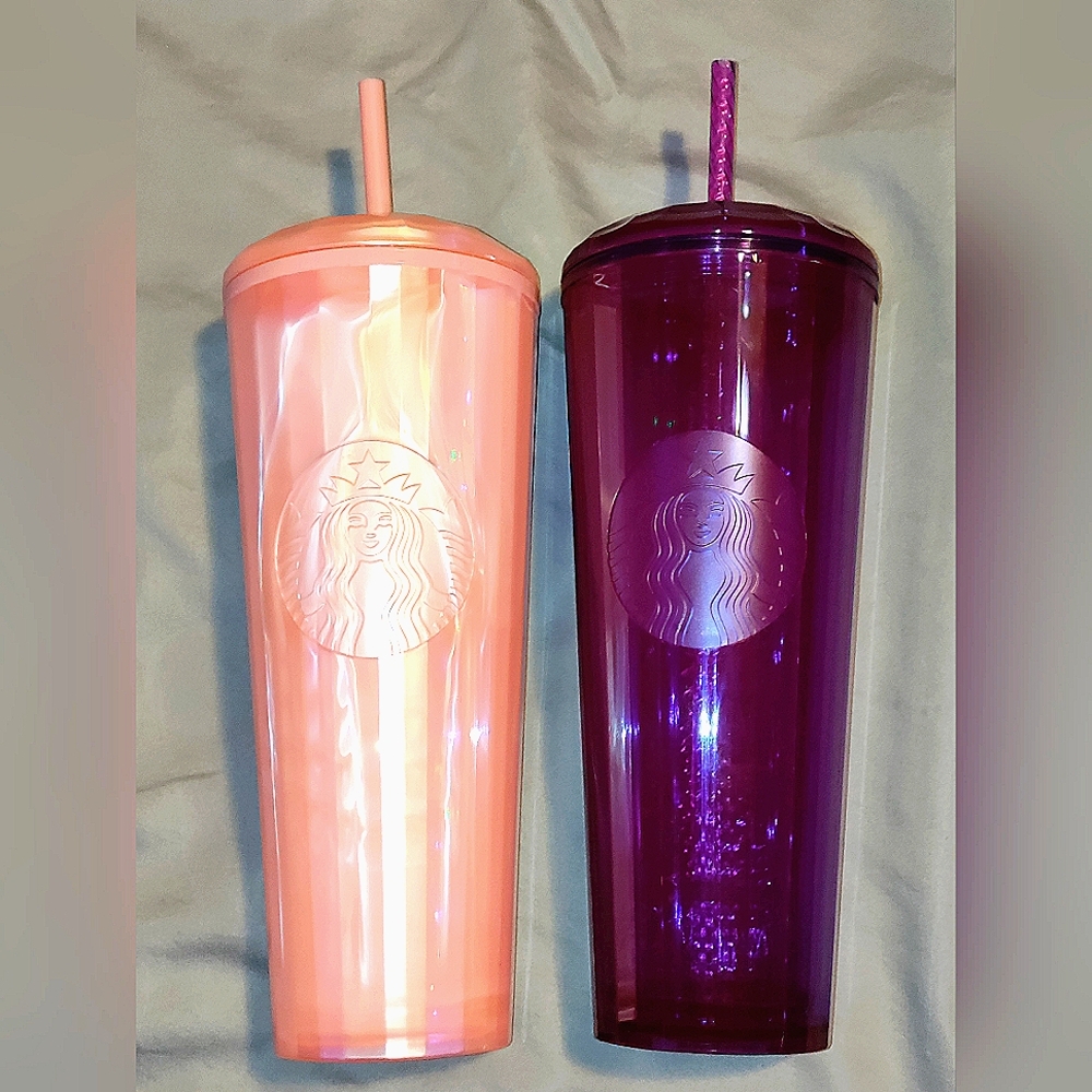 New~Starbucks Kaleidoscope Tumblers with Lids